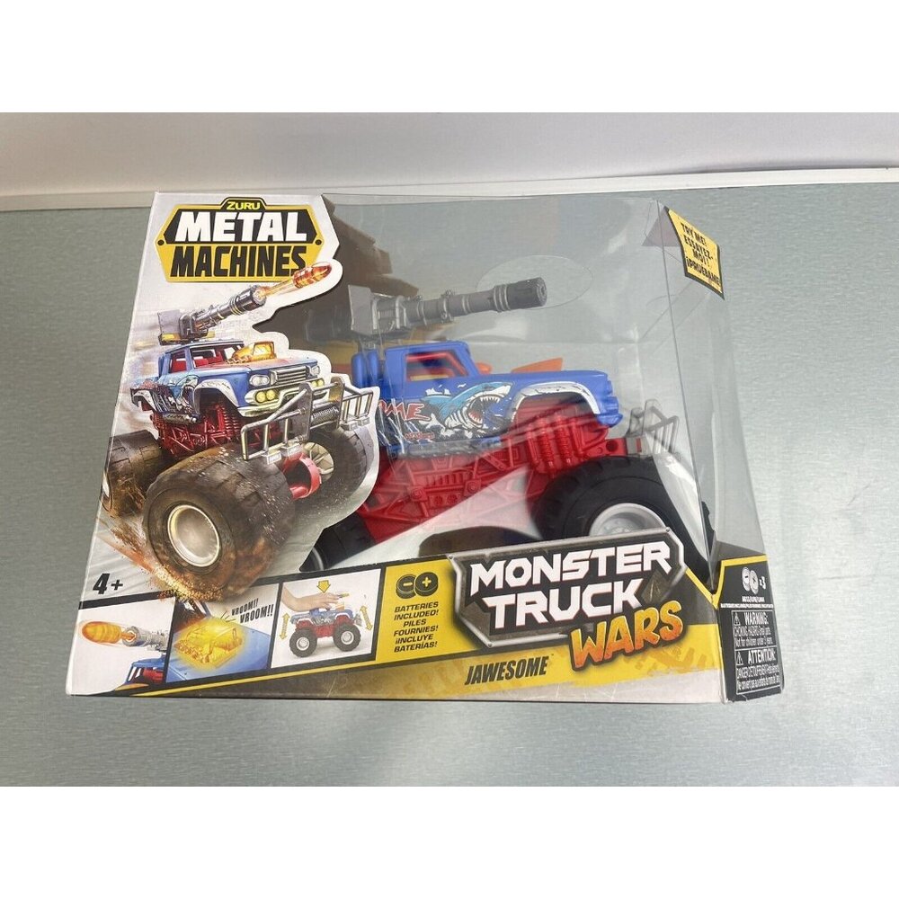 Zuru Metal Machines Monster Truck Wars Jawesome New - Picture 5 of 14